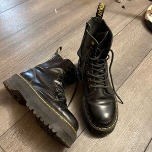 Doc martens leather boots